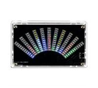 Ensemble d ' analyseurs de sonore Craft LED avec carte PCB et boîtier de protection pour les projets d ' apprentissage électronique, affichage LED réactif à la musique