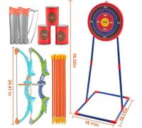 VEVOR Kit arc flèches pour enfants lot de 2 tir à arc lumineux LED cible debout