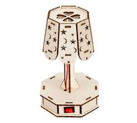 Ensemble d ' Artisanat Scientifique en Bois pour avec lumière LED Multicolore, projets créatifs d ' expérimentation de Physique éducative Faits à la Main, Projet créatif