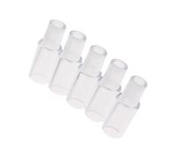 Ensemble d ' embouts d ' éthylotest, 5 pièces, buses de rechange en plastique transparent pour testeur numérique, embout buccal de d ' alcool transparent 8x24mm