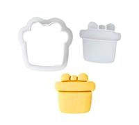 Ensemble d ' emporte-pièces pour desserts, Gift | Formes de dessins animés polyvalentes et fonctionnelles pour les célébrations de mariage avec des tampons faciles à