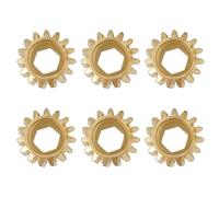 Ensemble d ' engrenages de réglage de guitare classique, 6 pièces, arbres, texture de fer, engrenages de remplacement, parfaits pour le réglage des cordes, réglage de la stabilité, têtes de machine