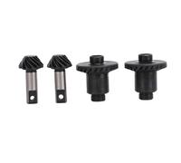 Ensemble d’engrenages pour essieu avant et arrière, en alliage d’aluminium, 24T/12T, boîtier d’engrenages coniques hélicoïdaux robustes pour voitures RC, offrant un contrôle