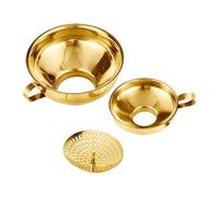 Ensemble d ' entonnoirs en acier antirouille 2/3 pièces, conception à large bouche pour verser facilement les sauces et les liquides, outil essentiel de cuisine, équipement de cuisine, ensemble