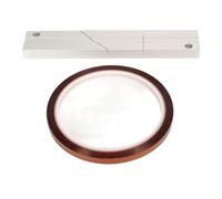 Ensemble d’épissure de bande 1/4 de pouce, bloc d’épissure de bande à bobine ouverte avec bande de tête dorée, kit d’épissure en aluminium anodisé dur pour bandes à bobine ouverte
