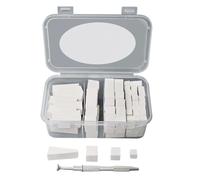Ensemble d ' éponges à stamping pour ongles, mélange blanc, White | Couleurs blanches et arc-en-ciel pour débutants avec éponge professionnelle pour nail art pour application à la