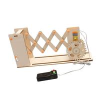 Ensemble d ' expérimentation de Sciences physiques Diys Porte de sécurité Pliante électrique modèle éducatif Jouet Jouet éducatif précoce Diys Electric Folding Security Gate