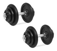 Ensemble d haltères 18 pcs 40 kg Fonte Uniforme G
