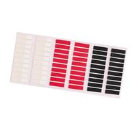 Ensemble d ' onglets de page de 6 feuilles avec 10 onglets sur | Placement adhésif, onglets repositionnables et réappliqués, étiquetage flexible des pages pour notes et documents,