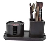 Ensemble d’outils à thé élégant de style japonais, kit d’ustensiles en bois pour la cérémonie du thé comprenant un tapis pour tasse, une soucoupe, une cuillère, une épingle et un (lotus rouge)