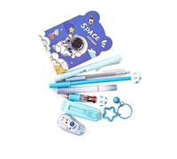 Ensemble d ' outils d ' écriture de 9 pièces dans des tons doux, parfaits pour l ' organisation de la salle de t les cadeaux d ' affaires, porte-stylo multicolore