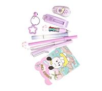 Ensemble d ' outils d ' écriture de 9 pièces dans des tons doux, parfaits pour l ' organisation de la salle de t les cadeaux d ' affaires, porte-stylo multicolore