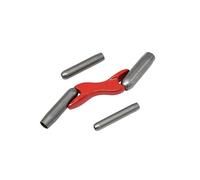 Ensemble d ' outils de finition pour maçonnerie, 4 mesures différentes de spatule à coulis en aluminium permanent avec de planification transportable, outils d ' indication pour maçonnerie