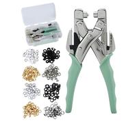 Ensemble d ' outils de perforation polyvalents de 1/8 à 3/16 pouces, idéal pour les artistes de reliure en cuir, les designers et les amateurs de bricolage, pinces à trous artisanaux