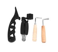 Ensemble d’outils pour cordes de guitare, tendeur de cordes de guitare sans fil et coupe-cordon avec clés hexagonales pour guitares électriques et acoustiques, inclut un extracteur