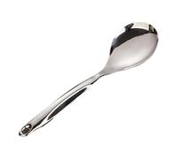 Ensemble d’ustensiles de cuisine 6 PCS, ustensiles en acier inoxydable avec poignée suspendue, ensemble d’ustensiles incluant louche wok, cuillère à fente, louche à soupe et spatule à fente (C)