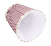 Ensemble D'abat-jour En Tissu élégant Et Polyvalent De 3 Pièces Pour Abat-jour à Clipser E14 - Parfait Pour les Lustres à Bougies, les Appliques Murales Et les Lampes De Table(Clip-on - Violet Clair)