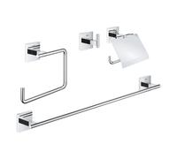 Ensemble d'accessoires 4-in-1 GROHE Start Cube chromé