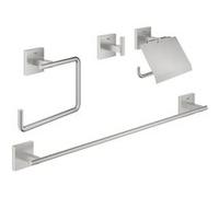 Ensemble d'accessoires 4-in-1 GROHE Start Cube supersteel Chrome brossé G