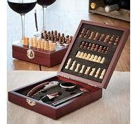 Ensemble d'accessoires à vin et échiquier - CELLUSTOP - 37 pièces - Classique - Intemporel