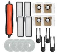 Ensemble d'accessoires complet pour aspirateur robot Mijia M40S OV31CN avec filtre, brosse latérale, chiffon de nettoyage (A)