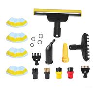 Ensemble d'accessoires conçus pour Karcher SC1 SC2 SC3 SC4 SC5 pour nettoyeur vapeur EasyFix avec couvercles de buse en microfibre joints toriques et brosses en nylon en cuivre
