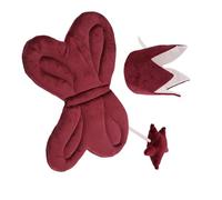 Ensemble d'accessoires de 3 pièces pour filles, couvre-chef couronné et baguette magique étoile pour séances photo d'enfants et événements de vacances, spectacles sur scène, costume