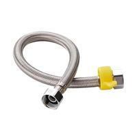 Ensemble d'accessoires de cuisine et salle bain comprenant un tuyau d'arrivée d'eau G1/2", robinet chauffant, raccord toilette, mitigeur eau chaude/eau froide(100cm)