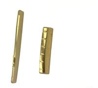 Ensemble d'accessoires de guitare avec sillet et chevalet en laiton conçus pour instruments acoustiques rehaussent l'expérience musicale (43 + 72 mm)