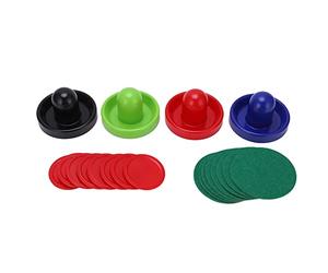 Ensemble d'accessoires de Hockey Multicolore, poussoirs, rondelles, Tables de Remplacement, Kit de poussoirs de Jeu