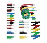 Ensemble d'accessoires de laboratoire - Sondes à clip résistantes à l'érosion - Complètes pour des tâches d'analyse de circuit de précision - Câbles isolés solides