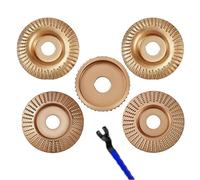 Ensemble d'accessoires de meuleuse d'angle hexagonale en acier pour sculpter le bois efficacement et travailler des tâches de sculpture et de meuleuse à haute efficacité