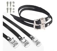 Ensemble d'accessoires de pédale avec clip antidérapant pour lacets et vis de fixation pour embouts de chaussures pour vélos, conçus pour soutenir une prise en main et un contrôle sûrs du pied (B)