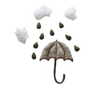 Ensemble d'accessoires de photographie pour bébé avec parapluie et nuage - Décoration photo pour nouveau-né