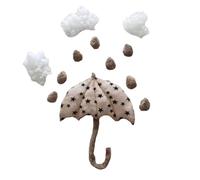 Ensemble d'accessoires de photographie pour bébé - Parapluie - Gouttes de pluie - Accessoires photo pour nouveau-né