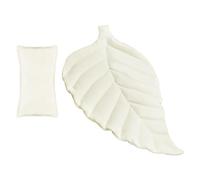 Ensemble d'accessoires de photographie pour nouveau-nés sur le thème des feuilles pour la maison ou le studio - Oreiller en coton doux et respirant - Blanc