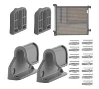 Ensemble d'accessoires de porte pour bébé : remplacement polyvalent, composants, rallonges de loquets de montage robustes, accessoires fiables pour portes d'escalier | Kit de barrière pour enfant