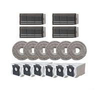 Ensemble d'accessoires de rechange compatible avec les aspirateurs X50s Pro Master/forMatrix10 ForMATRIX 10 Ultra, 4 filtres, 6 serpillères, 6 sacs à poussière, accessoires de nettoyage des sols