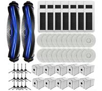 Ensemble d'accessoires de rechange pour aspirateur Ecovacs pour Deebot N30 pour Omni N30 Pro avec brosse, serpillère, chiffon et brosse latérale