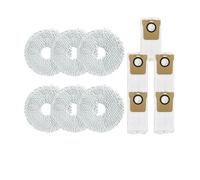 Ensemble d'accessoires de rechange pour aspirateur robot Xiaomi X10 + X10 Plus - Brosse latérale principale - Filtre à poussière - Sac à poussière - Support de balai à franges - Pièces de rechange