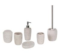 Ensemble d'Accessoires de Salle de Bain 6 Pièces Dolomite Blanc Palmilla