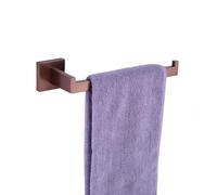 Ensemble d'accessoires de salle de bain en acier inoxydable brossé rose doré avec porte-papier toilette et crochets pour serviette, parfait pour chambre à coucher et décoration moderne.