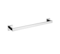 Ensemble d'accessoires de salle de bain en acier inoxydable chromé - Porte-serviettes, porte-mouchoirs et crochet pour peignoir - Décoration complète de salle de bain pour une maison élégante