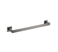 Ensemble d'accessoires de salle de bain en acier inoxydable gris brossé de 50 cm, porte-papier toilette, crochet pour peignoir et porte-serviette, matériel de toilette durable pour salles de bains