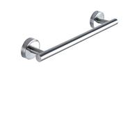 Ensemble d'accessoires de Salle de Bain en Acier Inoxydable - Patère, Porte-Serviettes, Porte-Papier Toilette et Barre de Maintien argentés et Noirs pour salles de Bain Modernes -