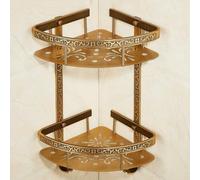 Ensemble d'accessoires de salle de bain en laiton antique - Crochet pour peignoir, barre porte-serviette, porte-papier, panier à savon, support de papier toilette pour une organisation complète de la