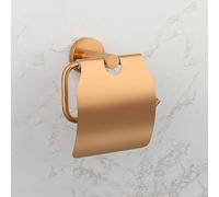 Ensemble d'accessoires de salle de bain en or rose brossé, porte-brosse de toilette, porte-serviettes, crochets en acier inoxydable, housse élégante pour décoration d'intérieur élégante