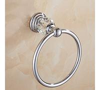 Ensemble d'accessoires de Salle de Bain: Murle en Laiton étagère de Douche Argent en Papier hygiénique en Papier Toilettes Serviette de Serviette Porte-Brosse de Brosse de Toilette et Bague