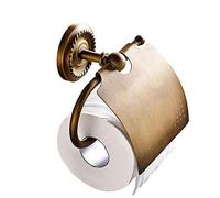Ensemble d'accessoires de salle de bain vintage en laiton, brosse de toilette, porte-serviettes et porte-mouchoirs, décoration élégante pour salles de bains élégantes - Essentiels de luxe pour la