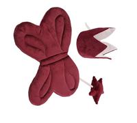 Ensemble d'accessoires de tenue 3 pièces pour filles - Couvre-chef couronné et baguette magique étoile pour séances photo d'enfants et événements de vacances - Baguette magique en forme d'étoile pour
